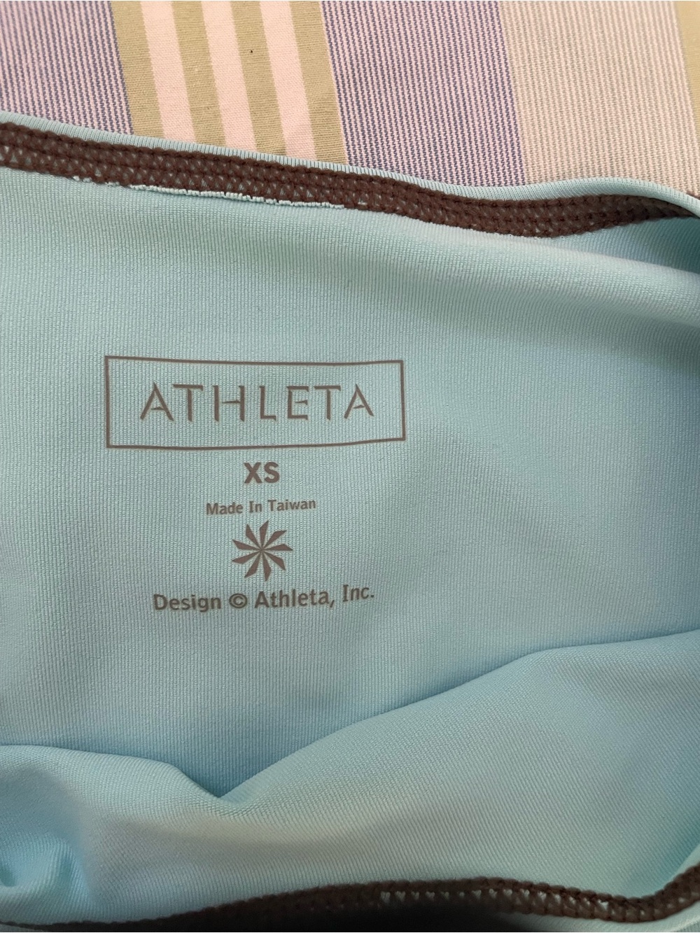 Athleta Light Blue Long-Sleeve Sun Guard Swim Top - Picture 3 of 3